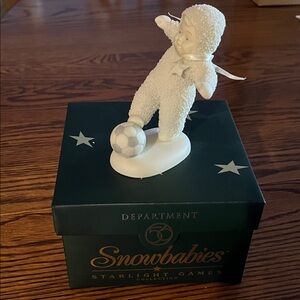 Department 56 Snowbabies Starlight Games Figurine - “Score”